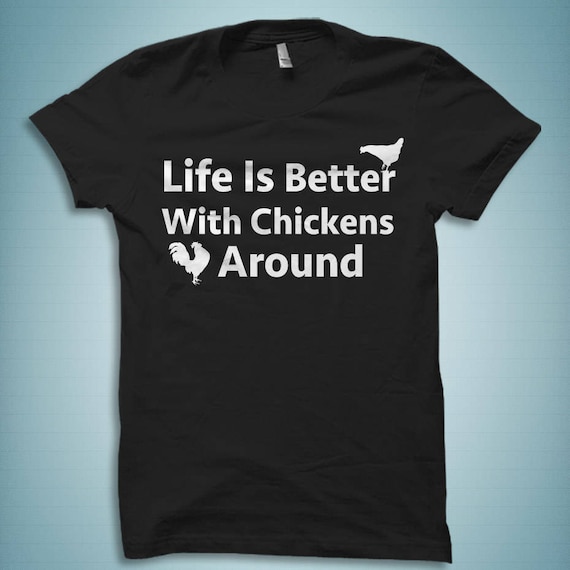 Chicken Shirts. Chicken Lady Gift. Farm Animal Shirt. Farm Gifts. Farmer Shirt. Farmer Gift. Backyard Shirts. Chicken Gifts. Chicken #OH2225