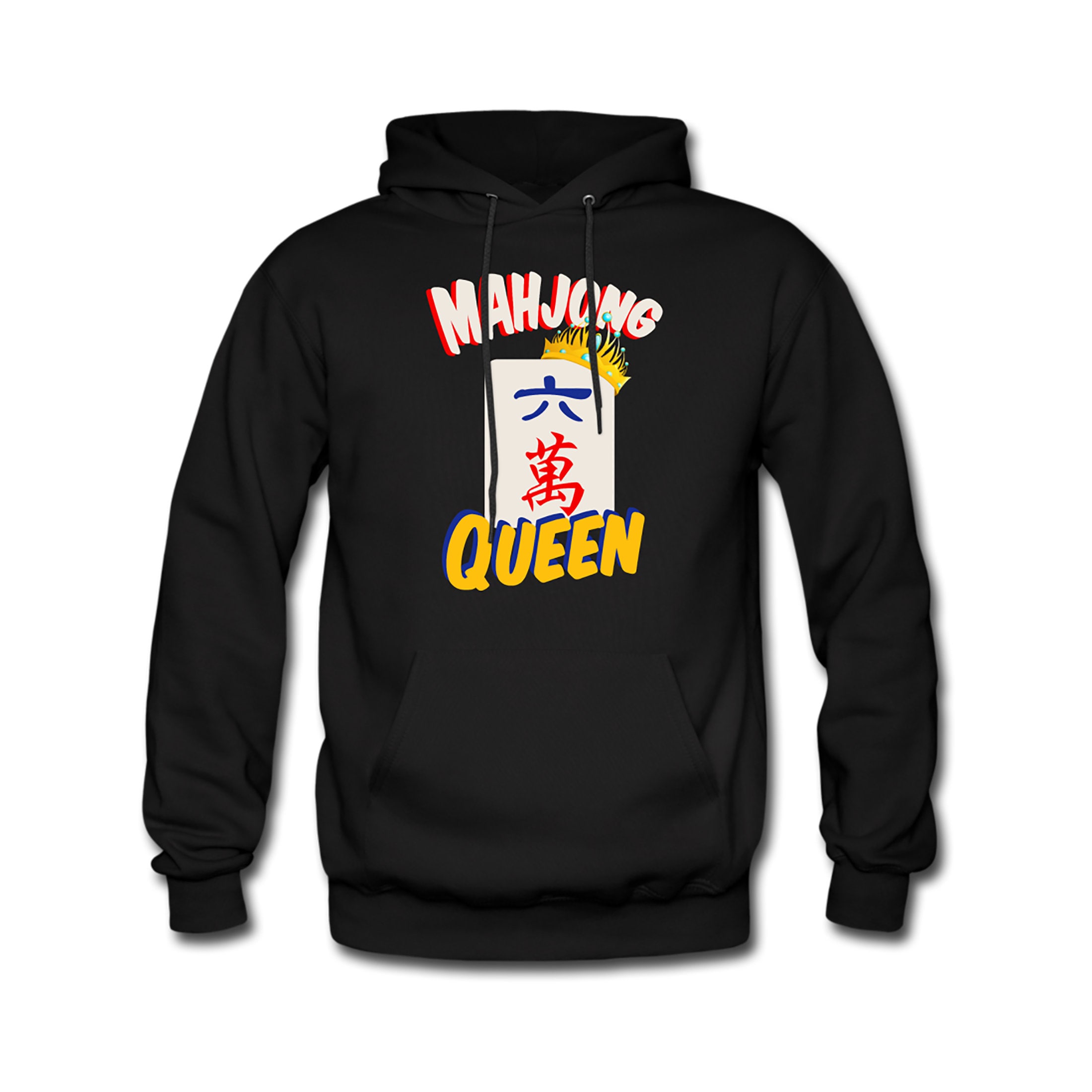 Mahjong Hoodie. Mah-jong Sweater. Mandarin Sweatshirt