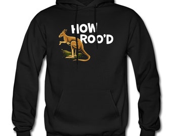 Kangaroo Hoodie. Kangaroo Gift. Aussie Hoodie. Aussie Gift. Animal Hoodie. Animal Gift. Funny Kangaroo. Australia Hoodie. Australia #OH1666
