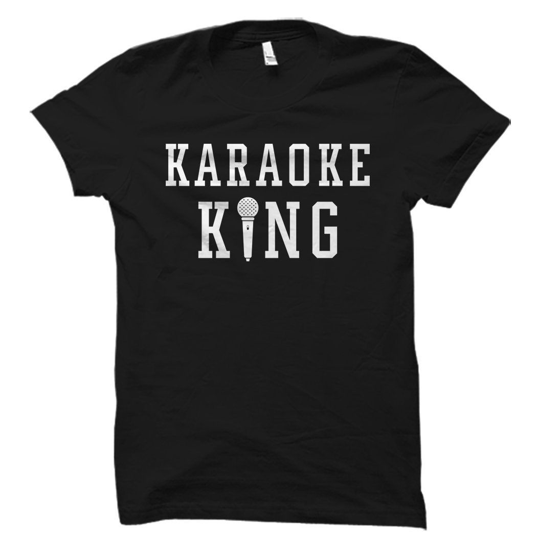 Karaoke Gift Karaoke Shirt Singer Gift Singer Shirt Lyrics Etsy