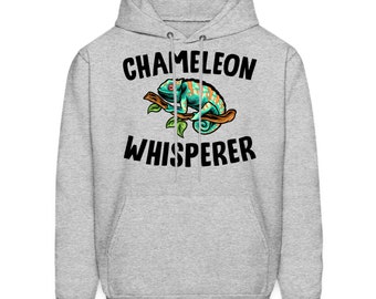 Sudadera con capucha camaleón. Regalo camaleón. Regalo de lagarto. Sudadera con capucha de reptil. Regalo de reptil. Amante del camaleón. Regalo para amantes de los reptiles. Lindo camaleón #OH1119