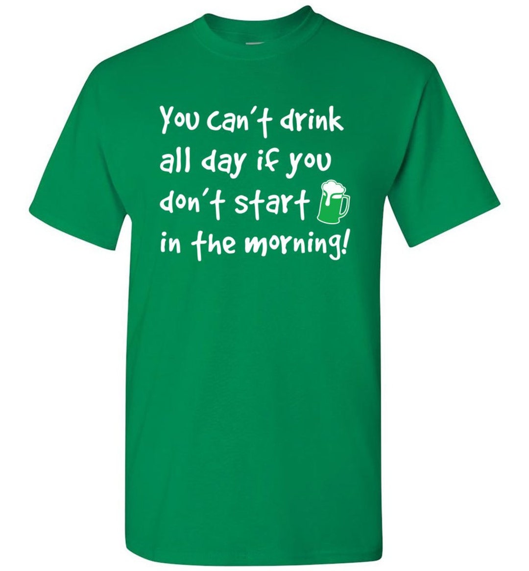 Irish Yoga Drunk New Orleans St Patricks Day Funny T Shirt Green - Size XL