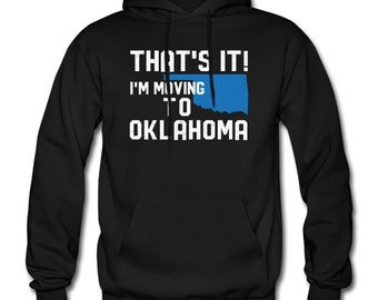 Oklahoma Kapuzenpullover. Oklahoma Geschenk. Beweglicher Hoodie. Abschied Geschenk. Neues Zuhause Geschenk. Heimat Zustand Hoodie. Mittlerer Westen Geschenk. Umzugsshirt Hoodie #OH2336