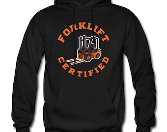 Forklift Hoodie. Forklift Gift. Operator Hoodie. Operator Gift. Certified Forklift. Forklift Worker. Construction Sweatshirt #OH2093