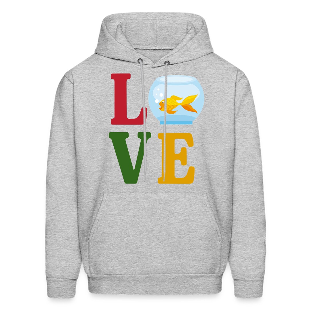 Goldfish Hoodie. Goldfish Gift. Fish Hoodie. Goldfish Sweatshirt