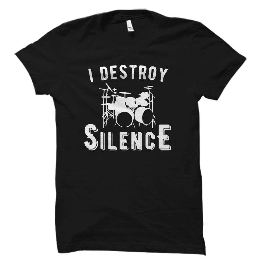 Drummer Shirt for Drummer Gift Band Shirt Drummer Shirts Drumming Shirt ...