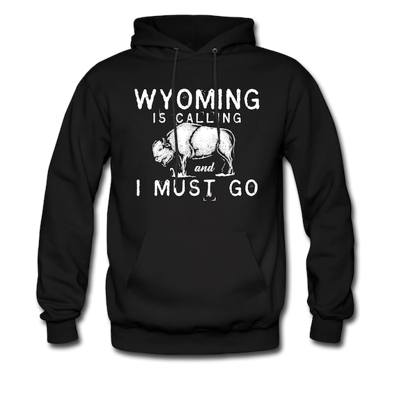 Wyoming Hoodie. Buffalo Hoodie. WY Hoodie. Wyoming Sweater. Wyoming Sweatshirt. Wyoming Pullover. Buffalo Sweater. WY Sweatshirt #OH252