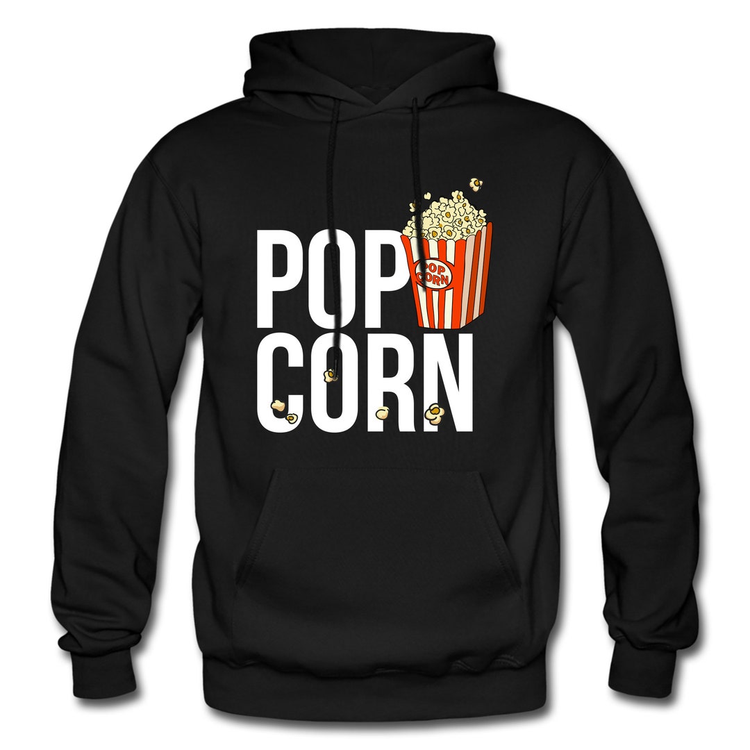 Popcorn Hoodie. Popcorn Gift. Movie Night. Cinema Night. Popcorn