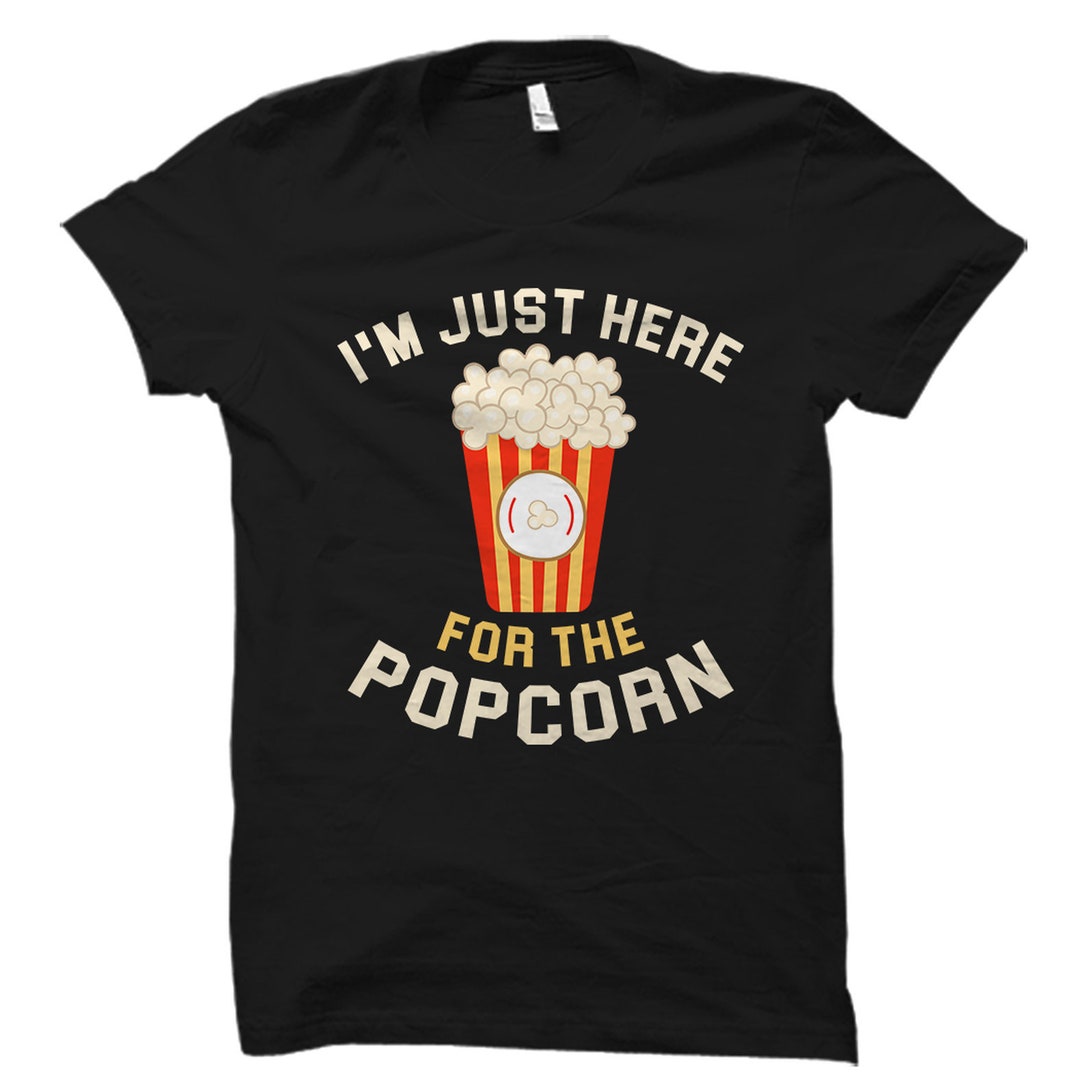 Popcorn Lover Shirt. Movie Fan Gift. Movie Night Shirt. Movie Addict