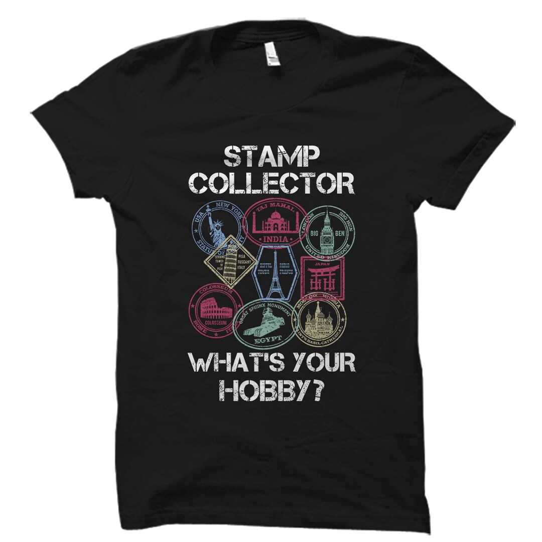 Stamp Collector Shirt. Stamp Collector Gift. Stamp Collecting Etsy