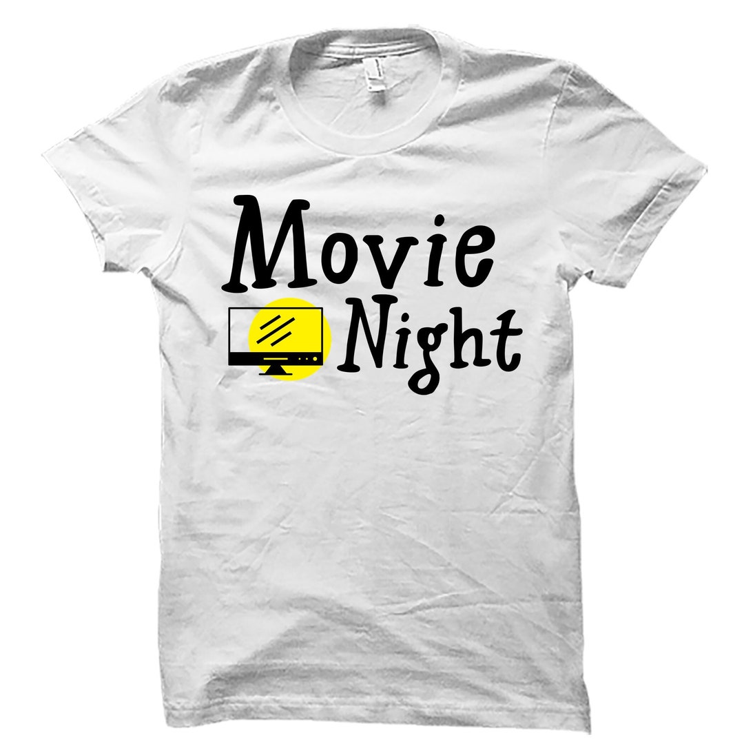 Movie Night Shirt. Movie Night Gift. Movie Shirt. Movie Etsy