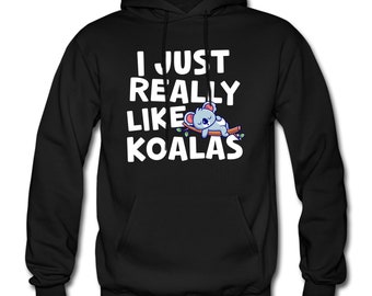 Koala Hoodie. Koala Gift. Animal Sweatshirt. Animal Lover Gift. Wildlife Hoodie. Wildlife Gift. Koala Lover. Cute Koala Hoodie #OH2191
