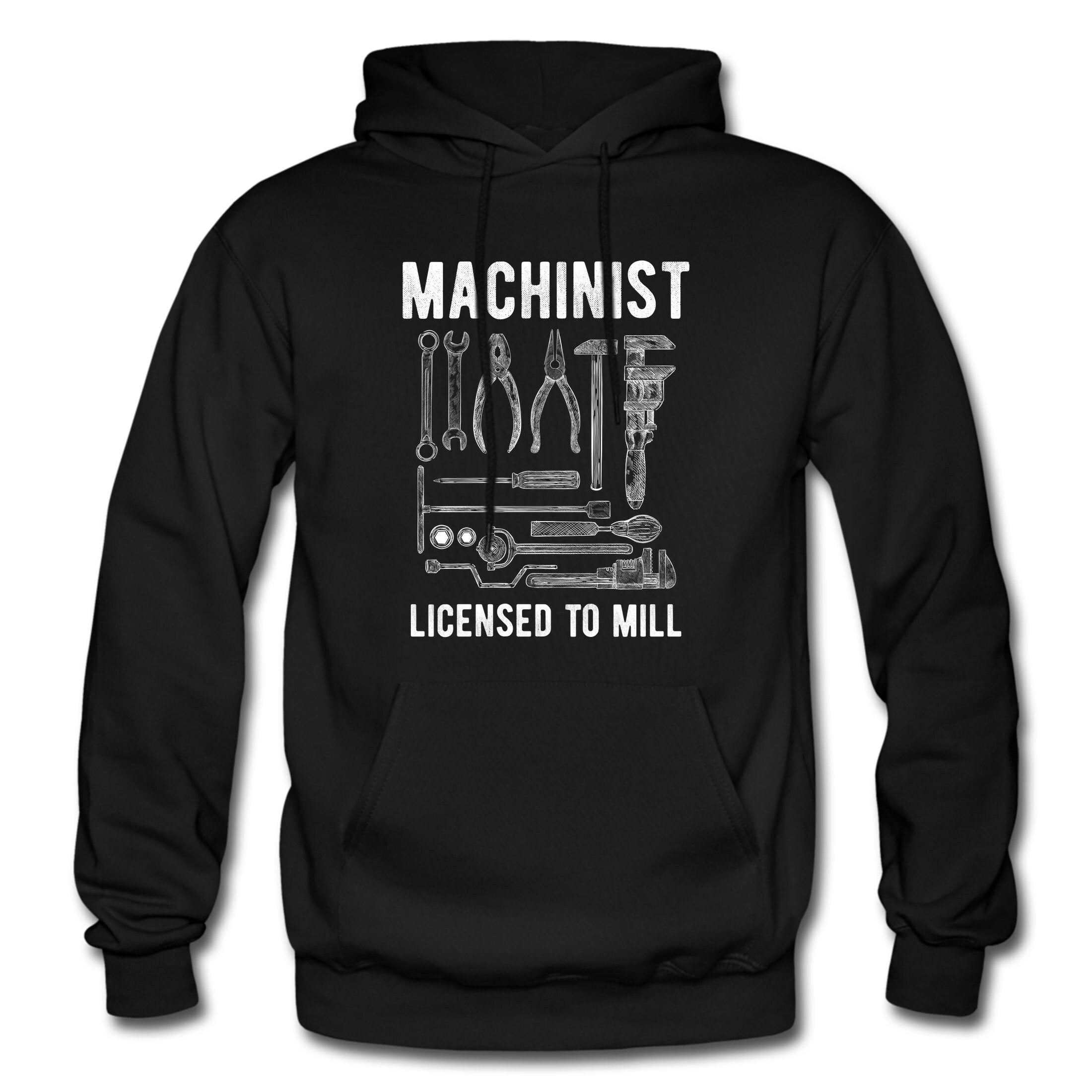 【EZKATON】Manual sweat shirts Machinist Hoodie. Machinist Sweater. Machine Operator Hoodie