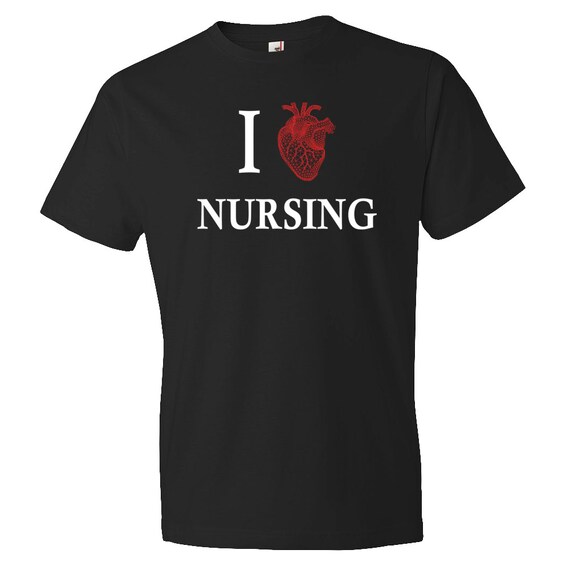 I Love Nursing Anatomical Heart Nurse Funny Nurse T Shirt I Love Nursing Anatomical Heart Nurse Funny Nurse T Shirt