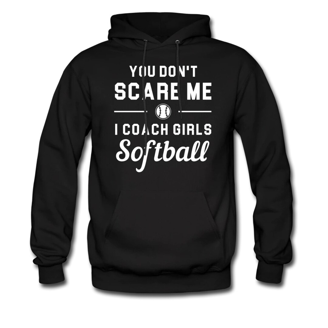 Coach Girls Softball Hoodie. Softball Hoodie. Softball Sweater