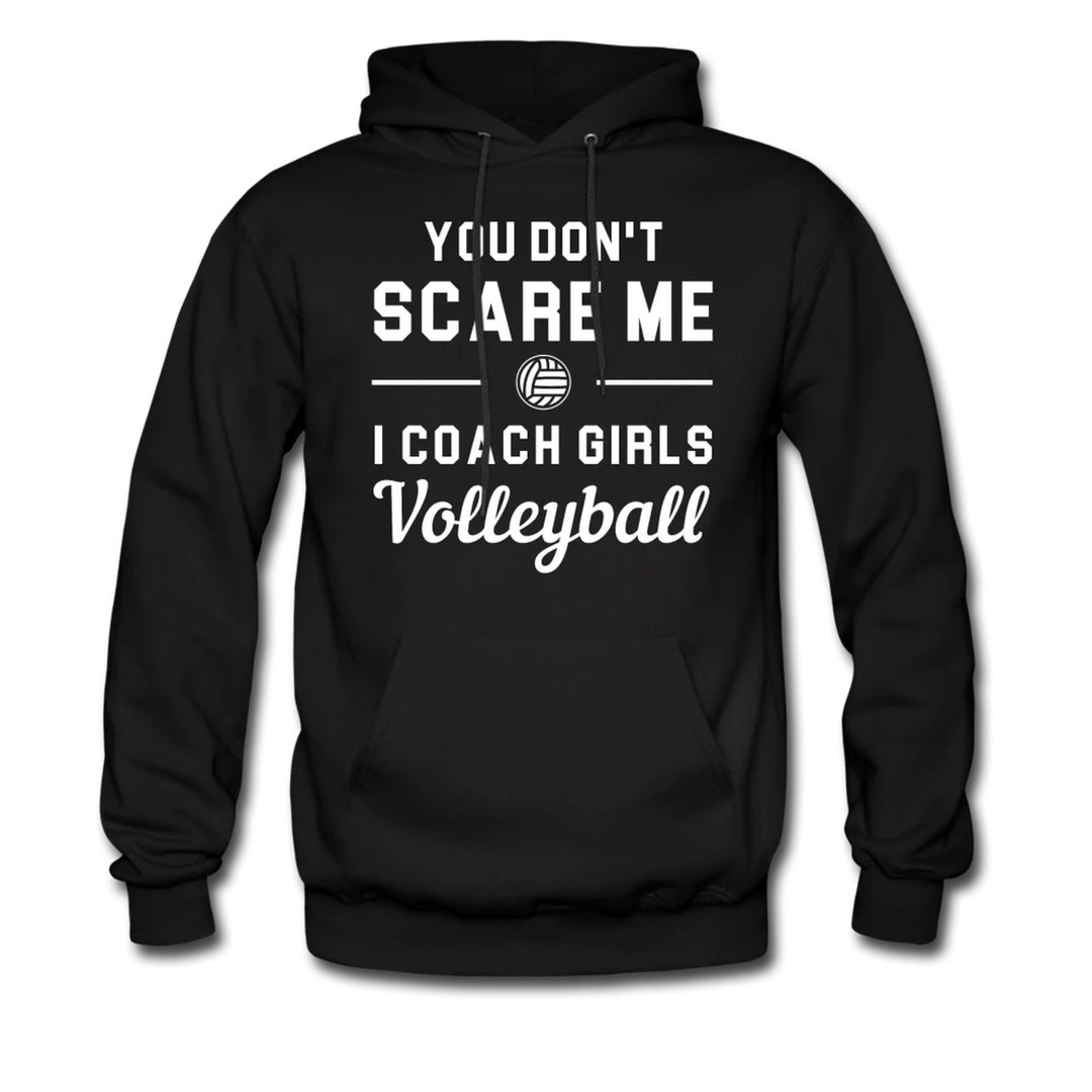 Coach Girl Volleyball Hoodie. Volleyball Coach Sweater. Volleyball