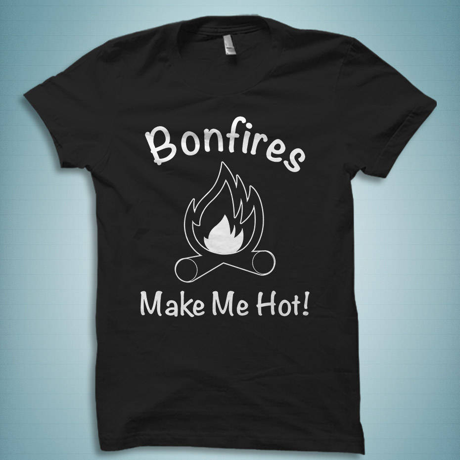 Camping TShirt Bonfire Shirt Funny Camper Shirt Outdoor Etsy