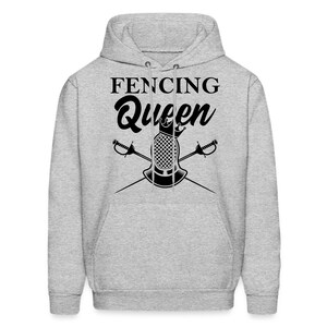 Fencing Hoodie. Fencing Gift. Queen Hoodie. Queen Gift. Sport Hoodie. Sport Gift. Fencer Hoodie. Fencer Gift. Women&#39;s Fencing #OH2171