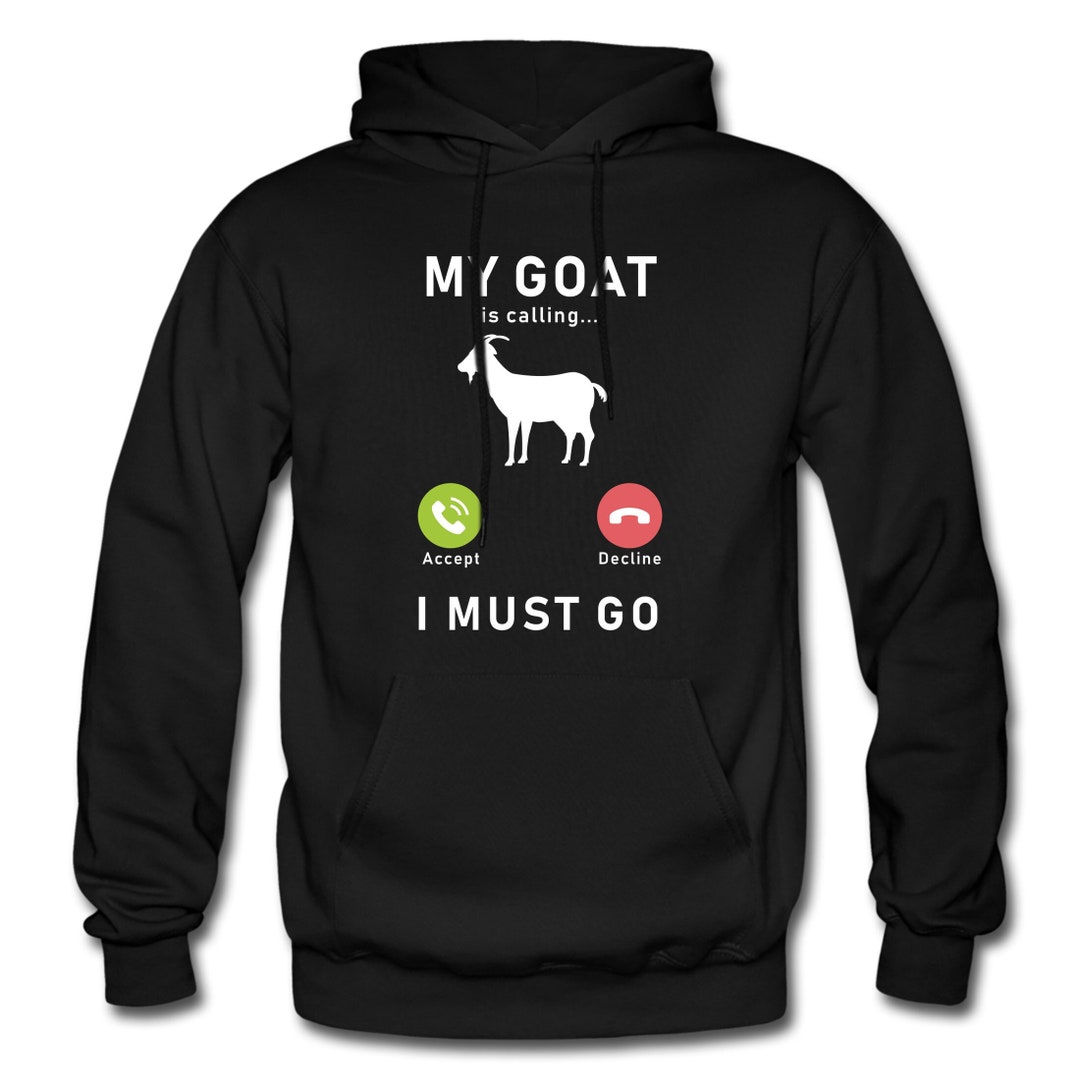 Sweat à Capuche « You've Goat This » - Motif Chèvre Et Jeu De Mots Motivant - Coupe Classique, 241 G