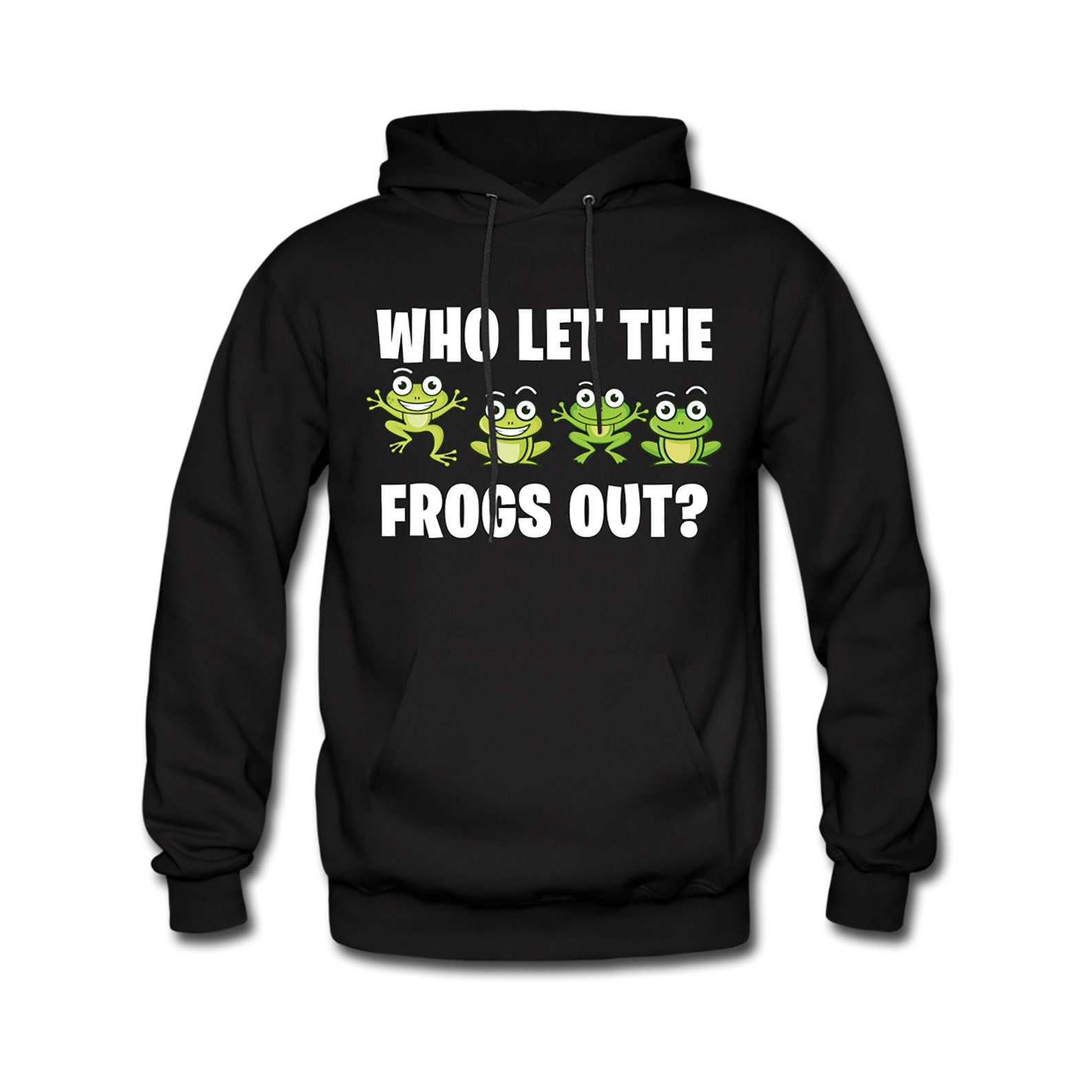 Funny Frog Hoodie Frog Sweater Frog Lover Pullover Etsy
