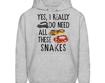 Snakes Hoodie. Snakes Gift. Snake Hoodie. Snake Sweatshirt. Snake