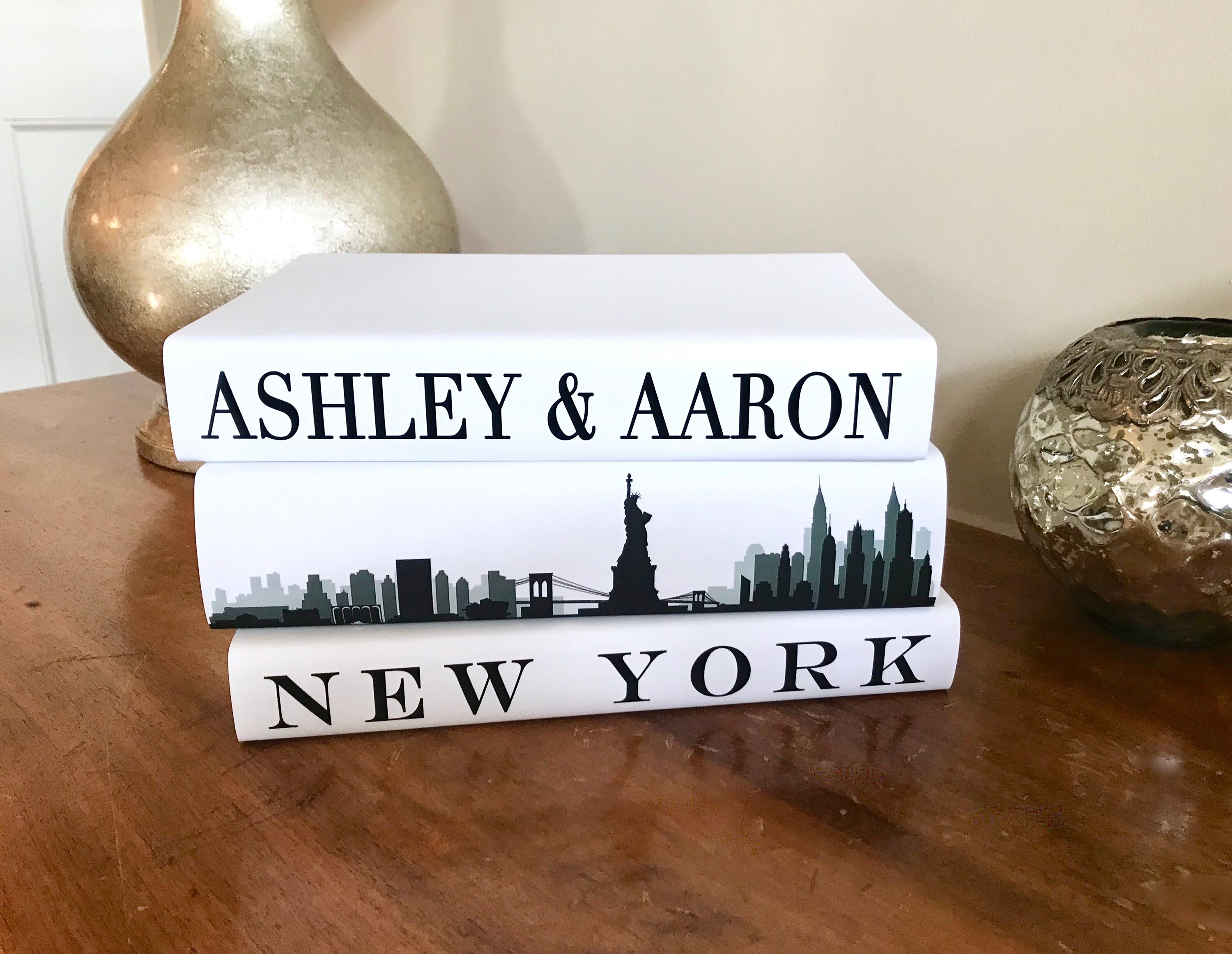Personalized Coffee Table Books Custom Cities Book Set City Etsy