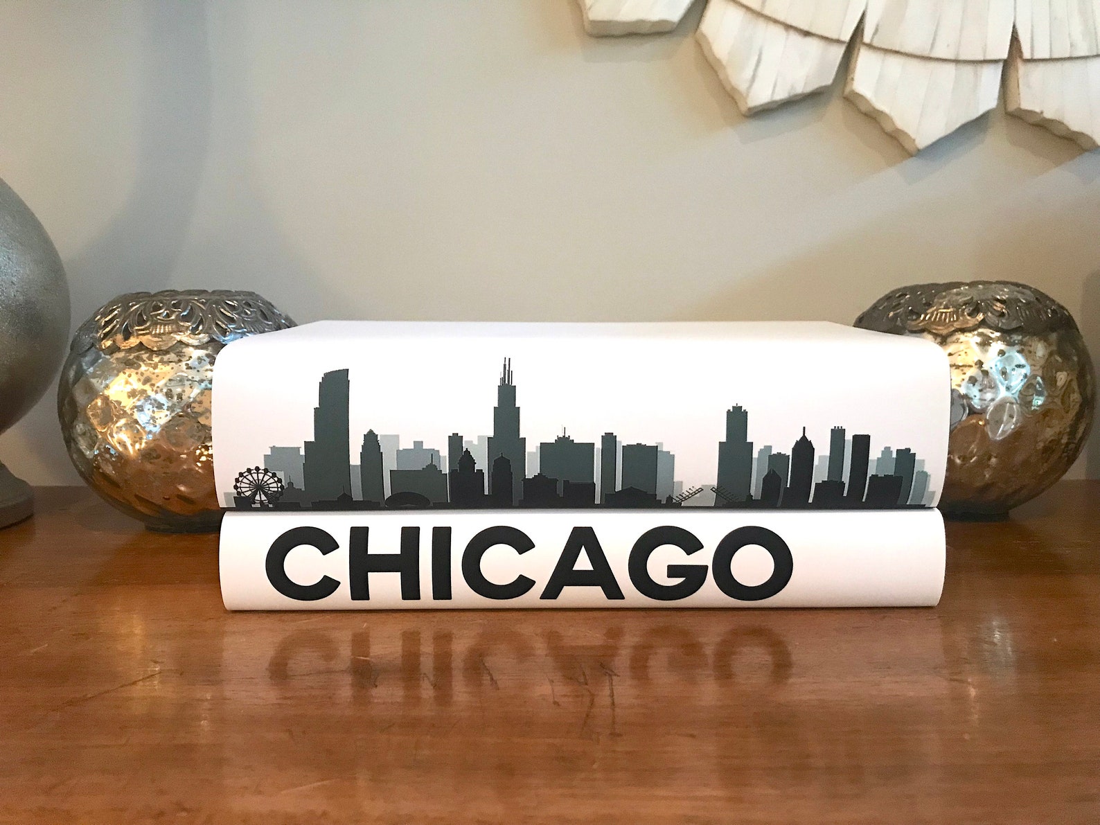 Coffee Table Books Custom Cities Book Set City Skyline Etsy