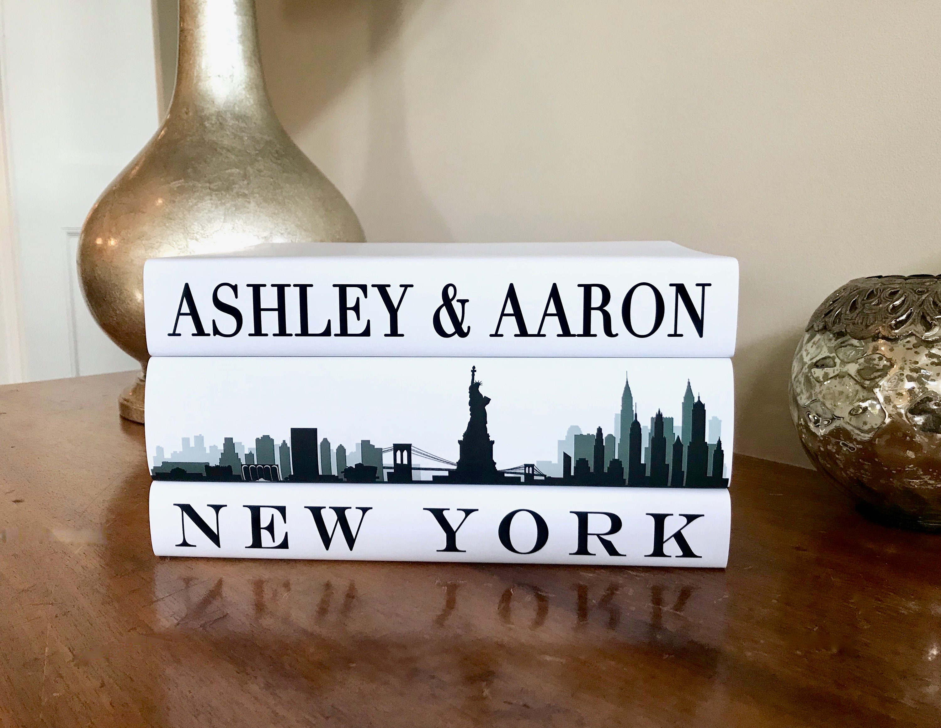 Personalized Coffee Table Books Custom Cities Book Set City Etsy