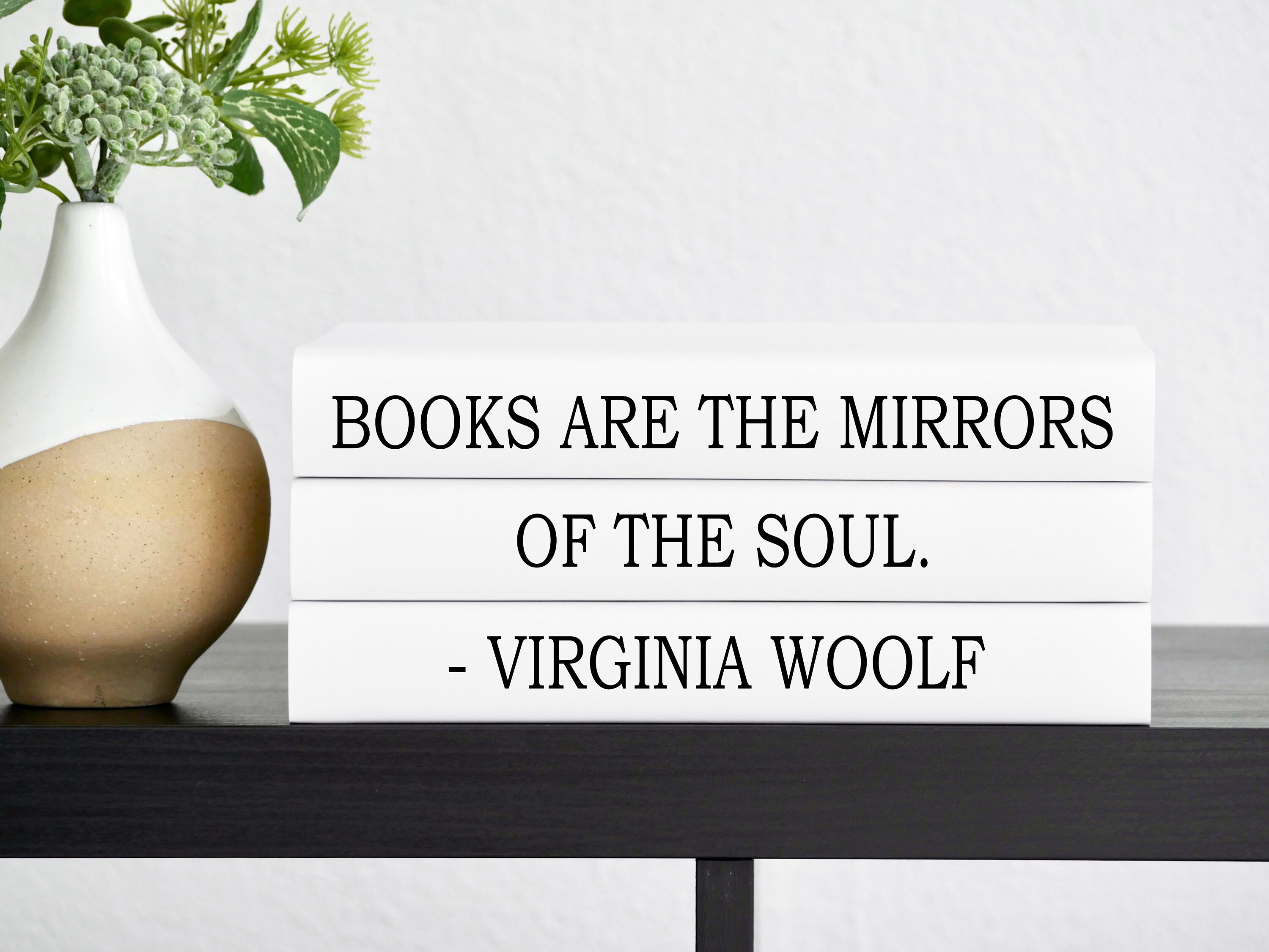 Virginia Woolf Decorative Quote Books Literary Gift Bookish Etsy