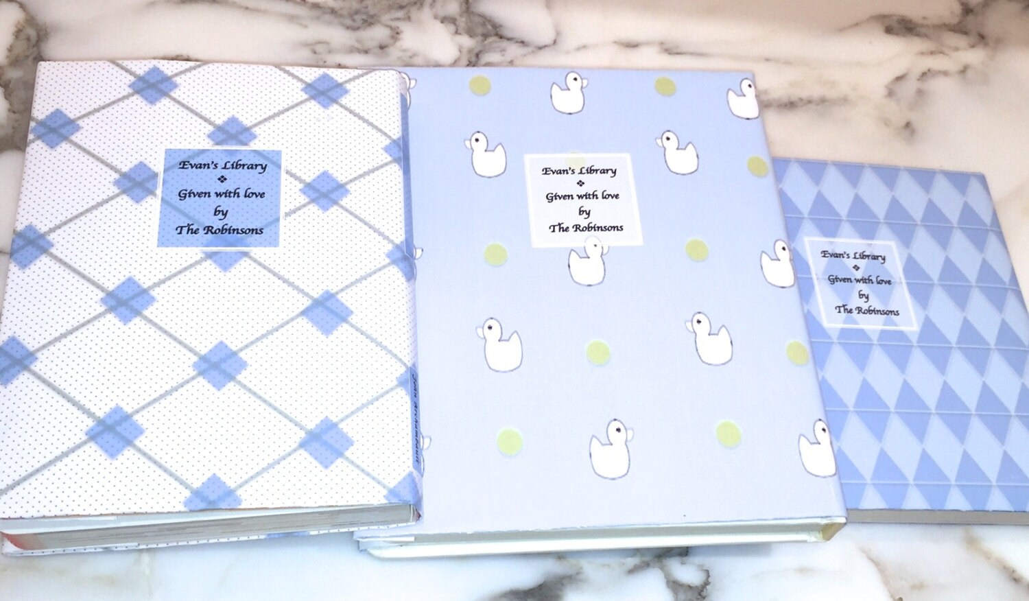 Custom Decorative Book Covers for Baby Personalized Baby Etsy