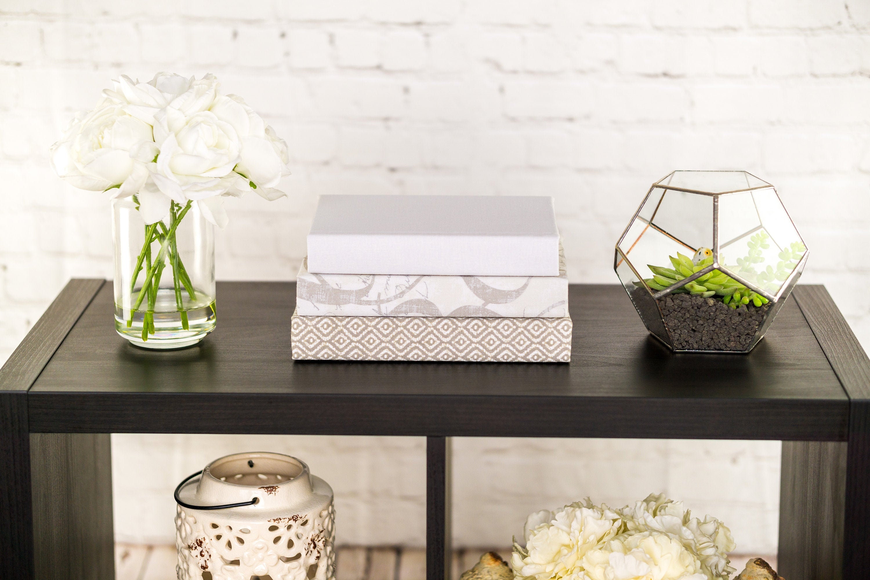 Neutral Fabric Decorative Books / Fabric Covered Books / Beige Etsy