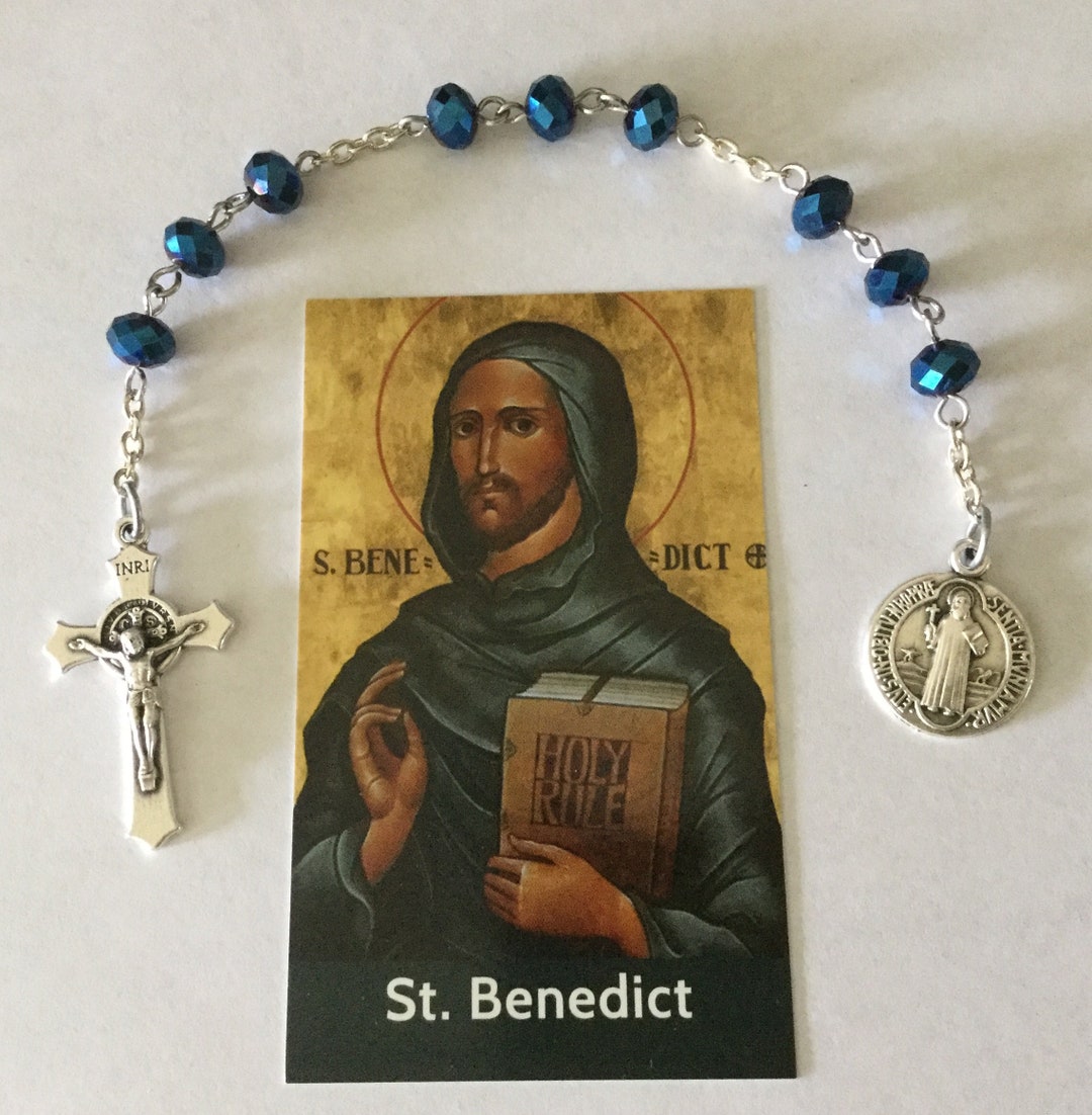Saint Benedict Chaplet, Patron of a Happy Death Etsy