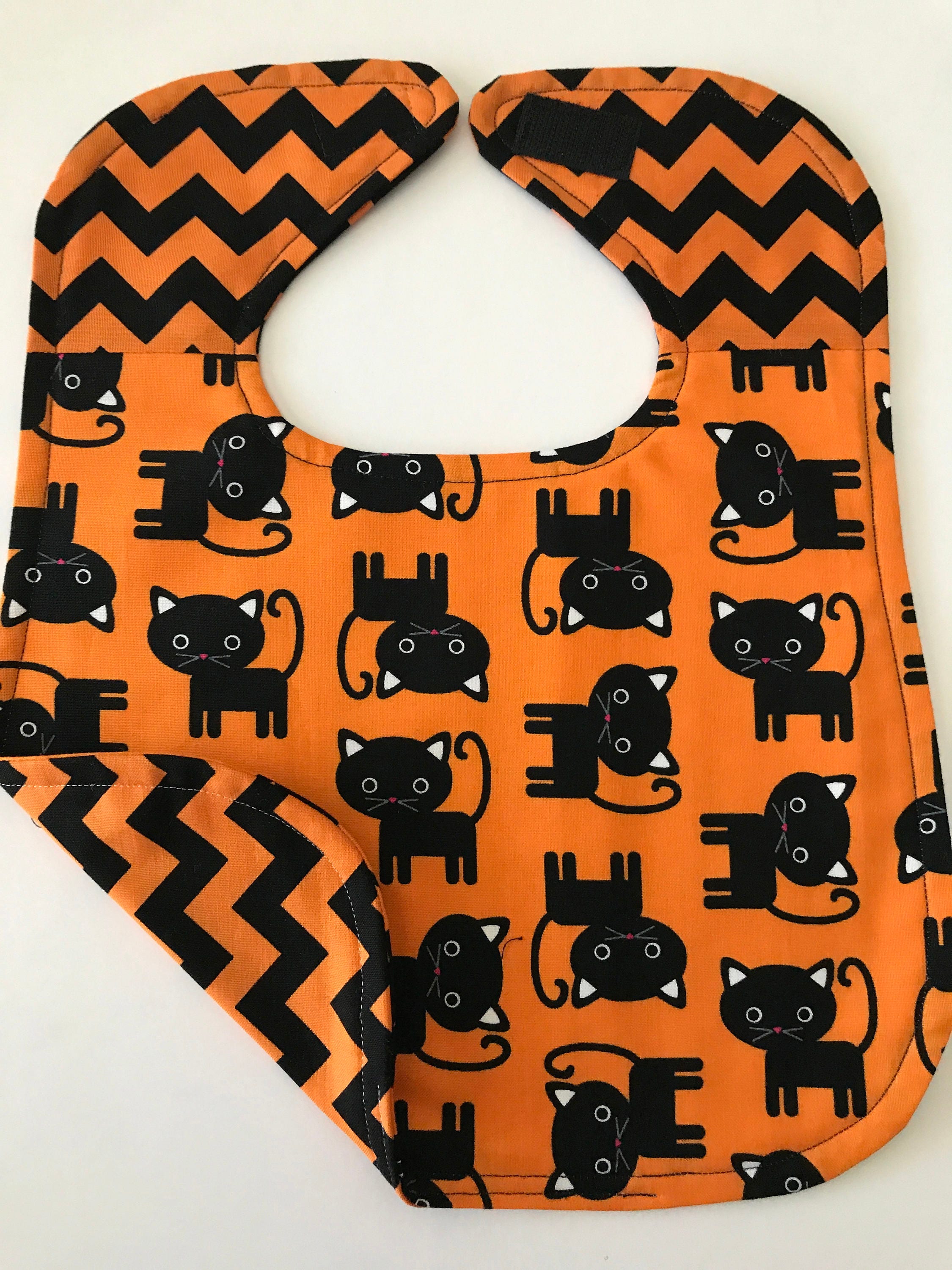 Halloween Bib for a baby or toddler Robert Kaufman fabric Etsy