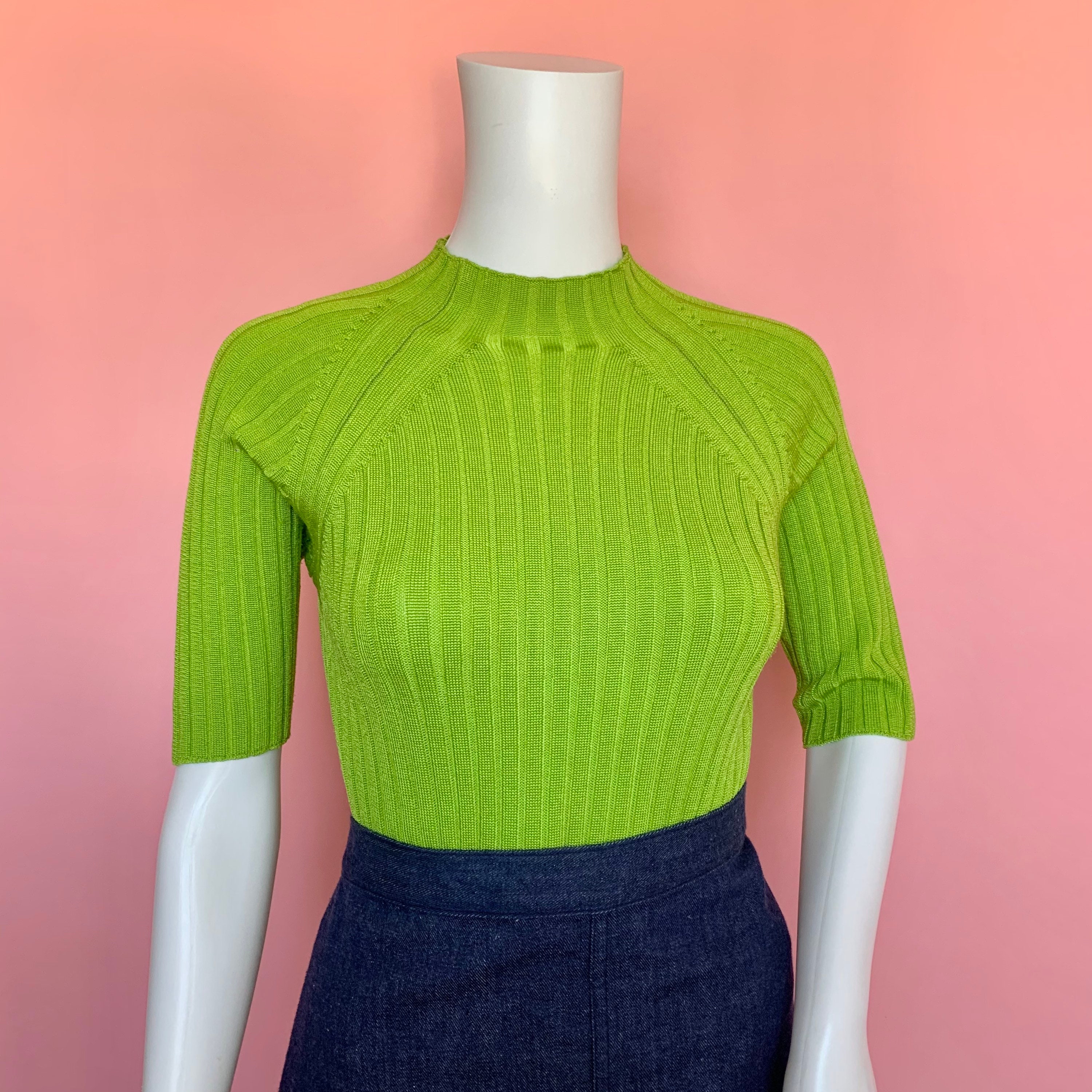 lime green jumper ladies