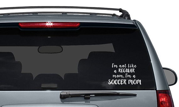 Soccer mom 2024 car decal