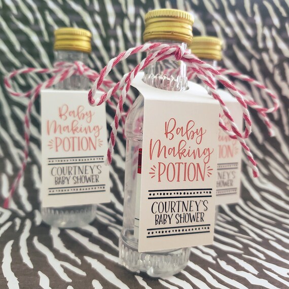 Mini liquor bottle hotsell baby shower favors