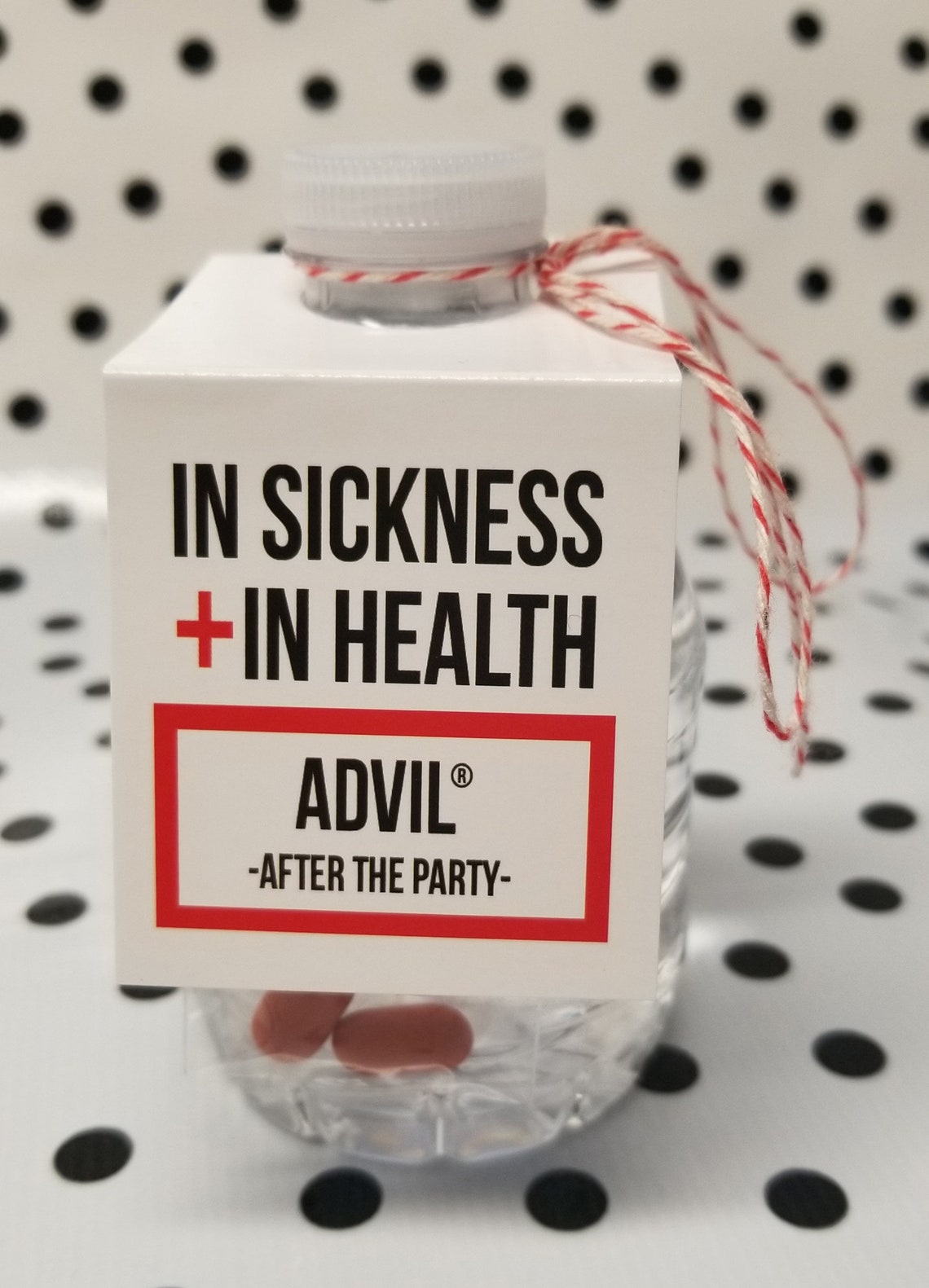 In Sickness and in Health Water Bottle Tags 'after the Etsy
