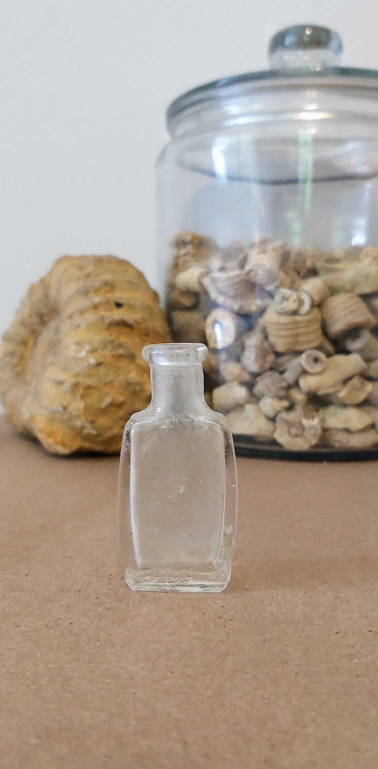 Vintage glass medicine jar. Prop jar. Propagation Etsy