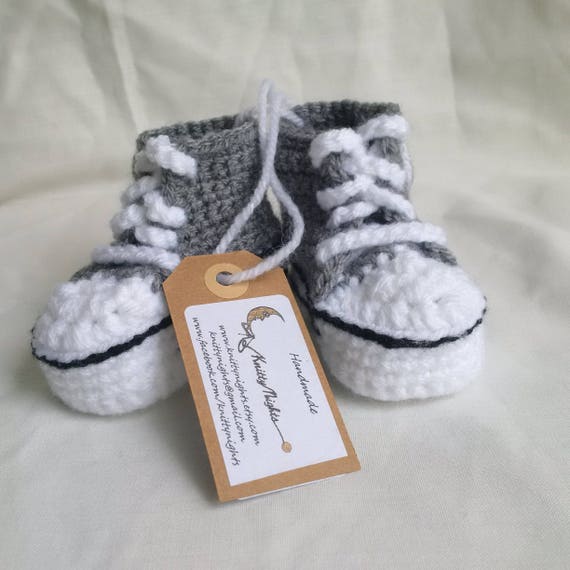 grey baby converse