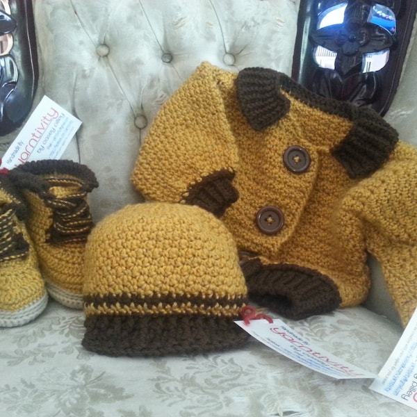 Little Man Series Crochet Pattern Set by Yarntivity *PATTERN ONLY*