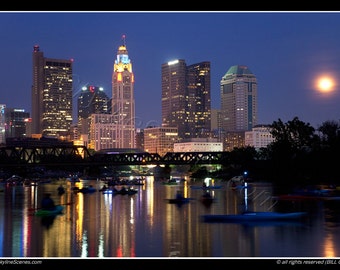 Columbus Ohio Skyline Fine art photo unframed print