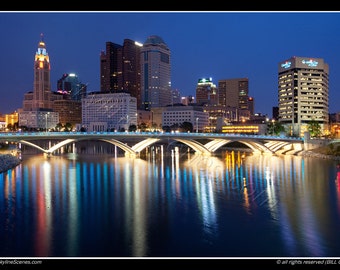 Columbus Ohio Skyline Fine art photo unframed print