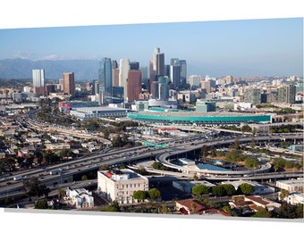 Los Angeles Skyline photograph unframed print
