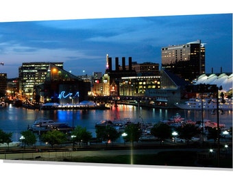 Baltimore Maryland Skyline Fine art zdjęcie wydruk bez ramki