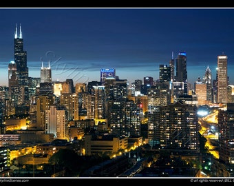 Chicago Illinois Skyline Fine art photo unframed print