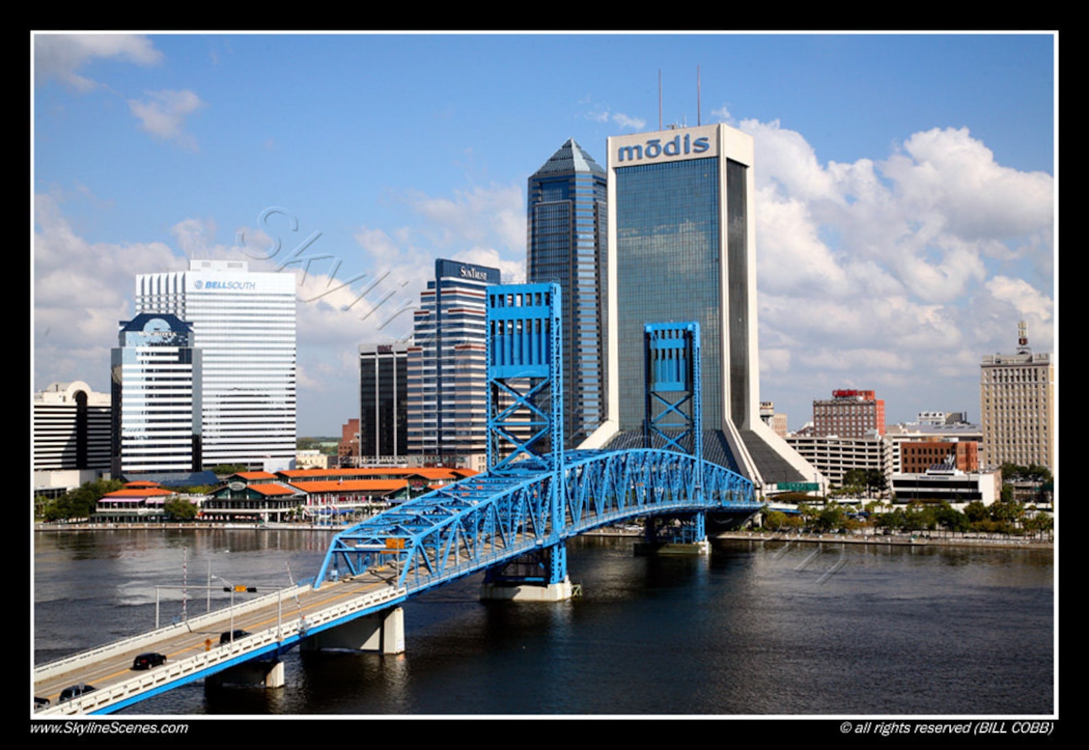 Jacksonville Florida Skyline Fine Art Photo Unframed Print Etsy