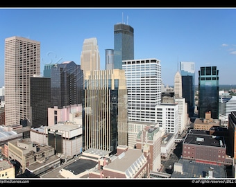 Minneapolis Minnesota Skyline Fine art photo unframed print