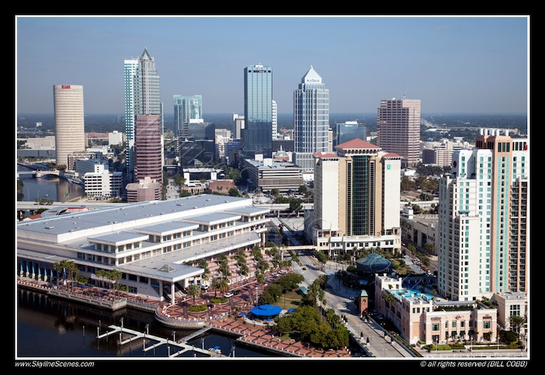 Tampa Bay Florida Skyline Fine Art Photo Unframed Print Etsy