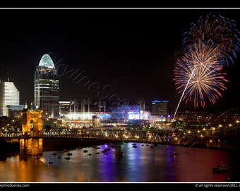 Cincinnati Ohio Skyline Fine art photo unframed print