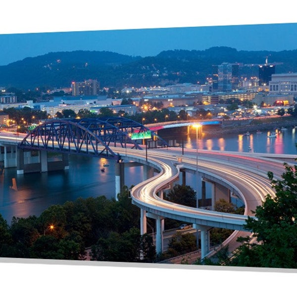 Charleston WV Skyline photograph unframed print